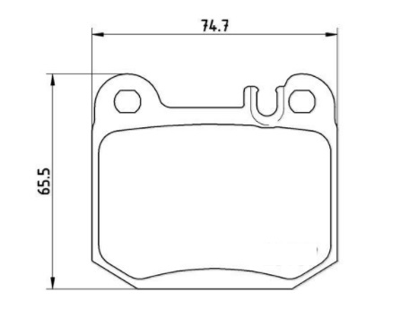 Pastilhas Traseiras Mercedes Classe ML (W163) ML430 2000/01