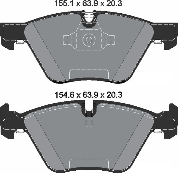 Pastilhas Dianteiras BMW Serie 1  ( E81 ) 118/120/130  2004/....