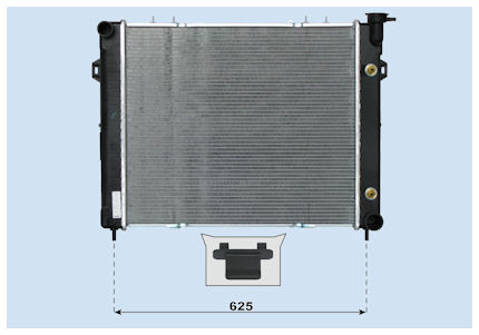 Radiador Grand Cherokee  V8  5.2  - 90/97