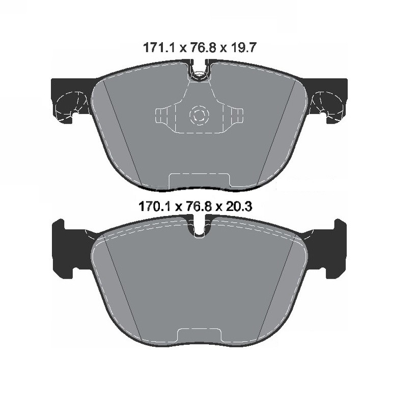 Pastilhas Dianteiras BMW X6 F16 28iX/35iX/50iX  (2013-2018)