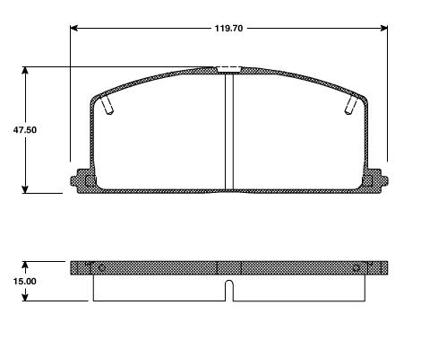 Pastilhas Dianteiras Toyota Paseo 1.5   93/....
