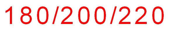 180/200/220