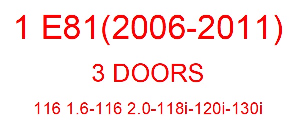 1 E81 (2006-2011)
