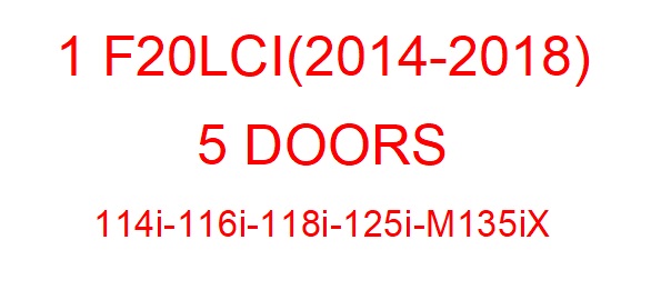 1 F20 LCI (2014-2018)