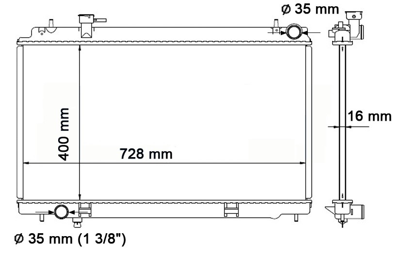 Radiador Nissan 350Z   03/06