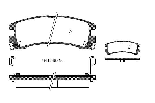 Pastilhas Traseiras Nissan Pathfinder  3.0 V6  90/95