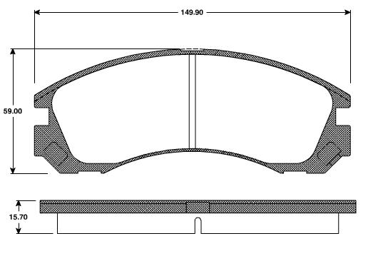 Pastilhas Dianteiras Mitsubishi Outlander 3.0 V6   08/...