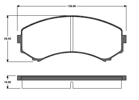 Pastilhas Dianteiras Mitsubishi Pajero Full 01/07