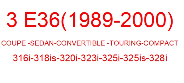 3 E36 (1989-2000)