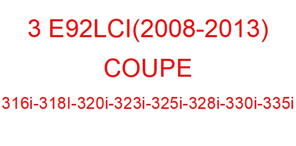 3 E92 LCI (2008-2013)