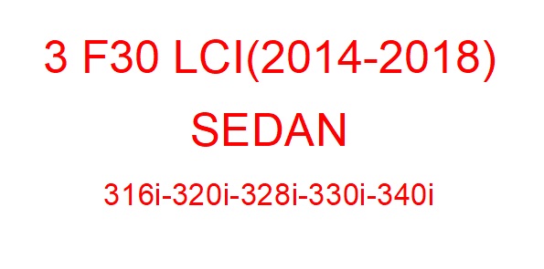 3 F30 LCI (2014-2018)