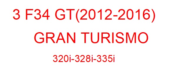3 F34 GT (2012-2016)