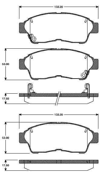 Pastilhas Dianteiras Toyota RAV 4 2.0  16v  94/00