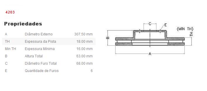 Disco Traseiro ( Par )  Nissan Pathfinder  TODOS MODELOS  05/...