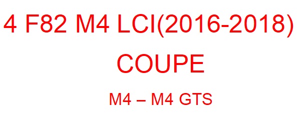 4 F82 M4 LCI (2016-2018)