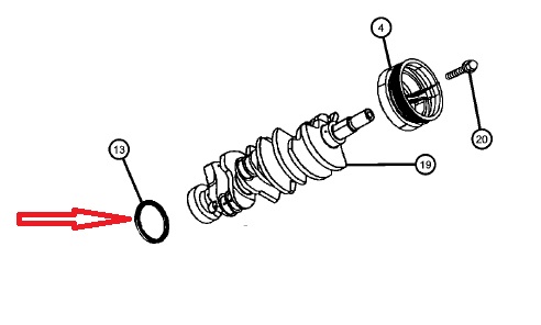Retentor Traseiro Virabrequim Grand Cherokee V8 4.7 1999/2010