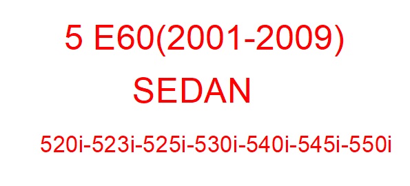 5 E60 (2001-2009)