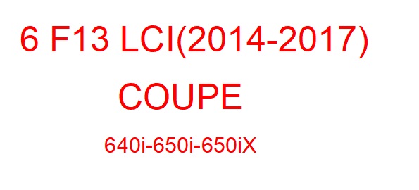 6 F13 LCI (2014-2017)