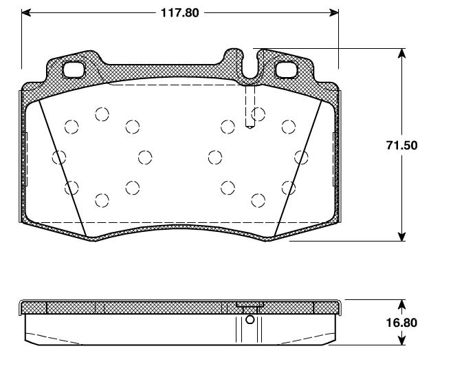 Pastilhas Dianteiras Mercedes Classe E (W211) E320/E350   02/...