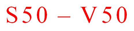 S 50 / V 50