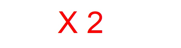 X 2